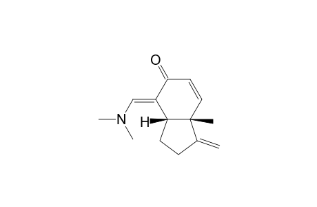 5H-Inden-5-one, 4-[(dimethylamino)methylene]-1,2,3,3a,4,7a-hexahydro-7a-methyl-1-methylene-, [3aS-(3a.alpha.,4E,7a.beta.)]-