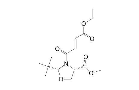 (2R,4S)-2-TERT.-BUTYL-3-(3-ETHOXYCARBONYLPROPENOYL)-4-METHOXYCARBONYL-1,3-OXAZOLIDINE