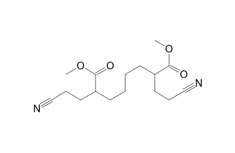Octanedioic acid, 2,7-bis(2-cyanoethyl)-, dimethyl ester, (R*,S*)-