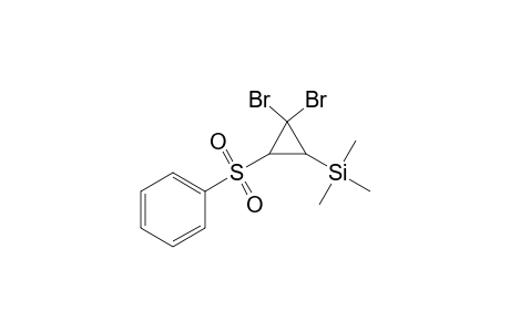 1,1-Dibromo-2-(phenylsulfonyl)-3-(trimethylsilyl)cyclopropane