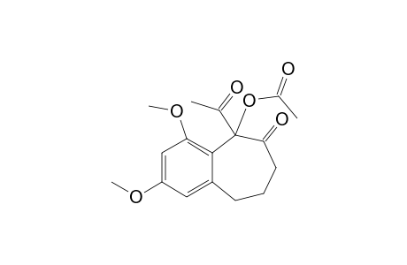 (5-acetyl-2,4-dimethoxy-6-oxo-8,9-dihydro-7H-benzo[7]annulen-5-yl) acetate