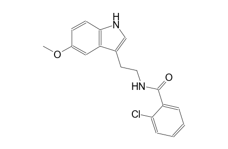 2-chloro-N-[2-(5-methoxy-1H-indol-3-yl)ethyl]benzamide