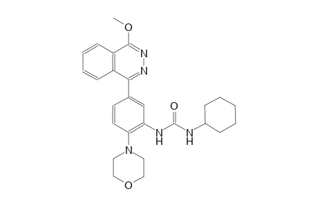 N-cyclohexyl-N'-[5-(4-methoxy-1-phthalazinyl)-2-(4-morpholinyl)phenyl]urea