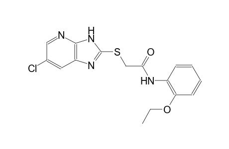 2-[(6-chloro-3H-imidazo[4,5-b]pyridin-2-yl)sulfanyl]-N-(2-ethoxyphenyl)acetamide