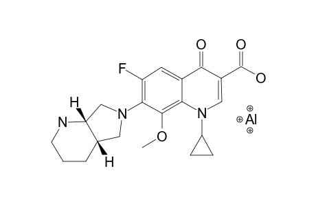 MOXIFLOXACIN/AL(III);[MOXI]/[AL]