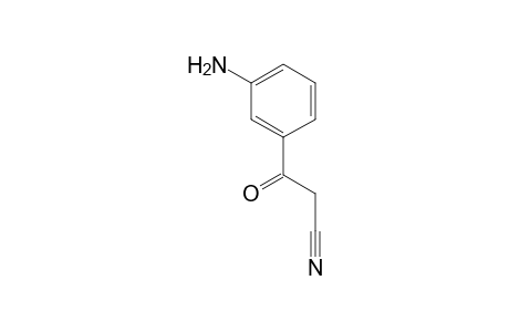 3-(3-aminophenyl)-3-oxopropanenitrile