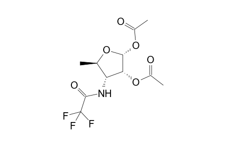 1,2-Di-O-acetyl-3,5-didesoxy-3-trifluoroacetamido-alpha-D-ribofuranose