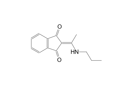 2-[1-(propylamino)ethylidene]-1H-indene-1,3(2H)-dione