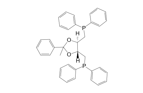 [(4R,5R)-5-(diphenylphosphanylmethyl)-2-methyl-2-phenyl-1,3-dioxolan-4-yl]methyl-diphenyl-phosphane