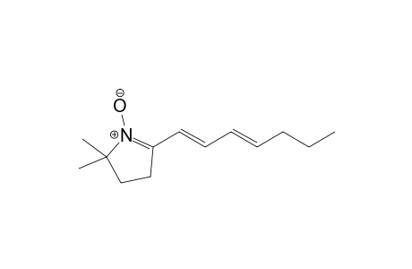 2,2-Dimethyl-5-hepta-1,3-dienyl-3,4-dihydro-2H-pyrrol-1-oxide
