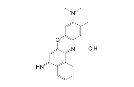 9-(DIMETHYLAMINO)-5-IMINO-10-METHYL-5H-BENZO[a]PHENOXAZINE, MONOHYDROCHLORIDE
