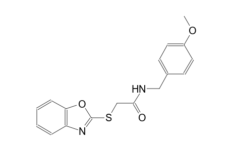 2-(1,3-benzoxazol-2-ylsulfanyl)-N-(4-methoxybenzyl)acetamide