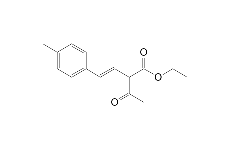 Ethyl (E)-2-acetyl-4-(p-tolyl)-but-3-enoate