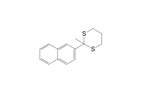 1,3-Dithiane, 2-methyl-2-(2-naphthalenyl)-