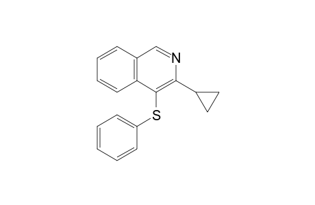 3-Cyclopropyl-4-(phenylthio)isoquinoline