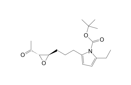 (2S,3R)-tert-Butyl 2-(3-(3-acetyloxiran-2-yl)propyl)-5-ethyl-1H-pyrrole-1-carboxylate