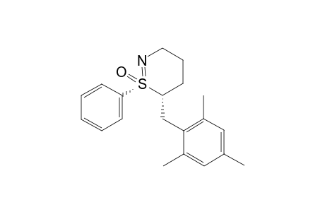 (-)-(1S,6R)-6-(2,4,6-Trimethylbenzyl)-1-phenyl-3,4,5,6-tetrahydro[1,2]thiazin-1-oxide