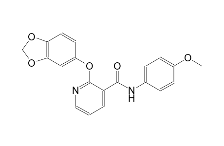 3-pyridinecarboxamide, 2-(1,3-benzodioxol-5-yloxy)-N-(4-methoxyphenyl)-