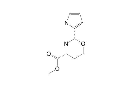 (-)-2-ALPHA-(2'-PYRROLYL)-4-ALPHA-METHOXYCARBONYL-1,3-OXAZACYClOHEXANE