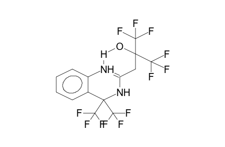 2-(3,3,3-TRIFLUORO-2-HYDROXY-2-TRIFLUOROMETHYLPROPYL)-4,4-BIS(TRIFLUOROMETHYL)-3,4-DIHYDROQUINAZOLINE