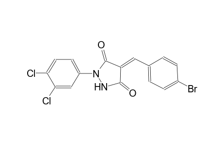 (4E)-4-(4-bromobenzylidene)-1-(3,4-dichlorophenyl)-3,5-pyrazolidinedione