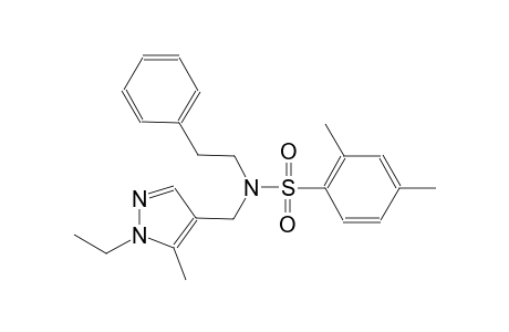 benzenesulfonamide, N-[(1-ethyl-5-methyl-1H-pyrazol-4-yl)methyl]-2,4-dimethyl-N-(2-phenylethyl)-