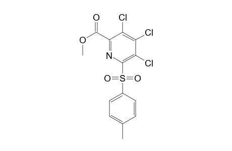Picolinic acid, 3,4,5-trichloro-6-(p-toluene sulfonyl)-, methyl ester