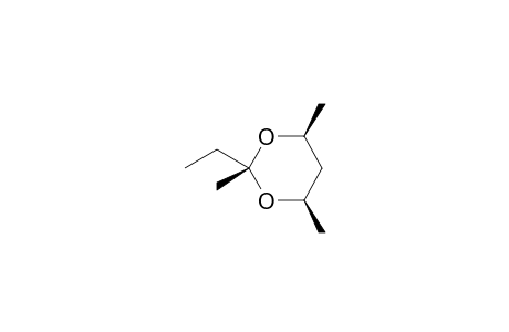 (2r,4R,6S)-2-ethyl-2,4,6-trimethyl-1,3-dioxane