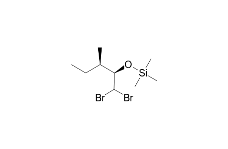 1,1-DIBROMO-3-METHYL-2-TRIMETHYLSILYLOXYPENTANE;ISOMER-#1