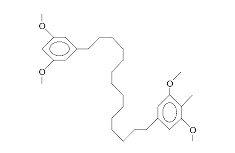 1-(3,5-Dimethoxy-phenyl)-14-(3,5-dimethoxy-4-methyl)-tetradecane