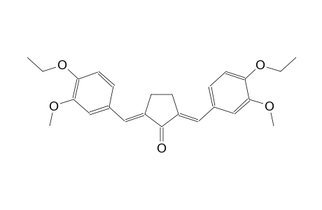 cyclopentanone, 2,5-bis[(4-ethoxy-3-methoxyphenyl)methylene]-, (2E,5E)-