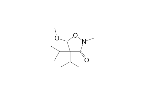 5-Methoxy-4,4'-diisopropyl-2-methyl-isoxazolid-3-one