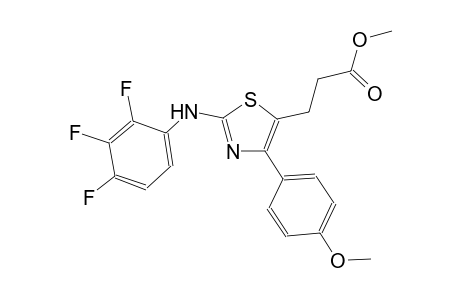 5-thiazolepropanoic acid, 4-(4-methoxyphenyl)-2-[(2,3,4-trifluorophenyl)amino]-, methyl ester