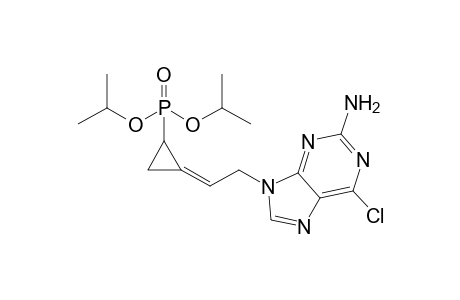 Diisopropyl (Z)-2-[2-(2-amino-6-chloropurin-9-yl)ethylidene]-1-cyclopropylphosphonate