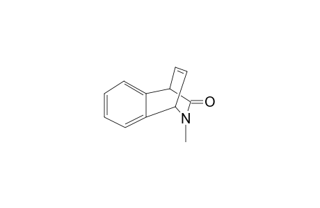 N-Methyl-9-aza-tricyclo[6.2.2.0(2,7)]dodec-2,4,6,11-tetraene-10-one