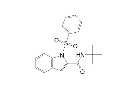 1H-Indole-2-carboxamide, N-(1,1-dimethylethyl)-1-(phenylsulfonyl)-