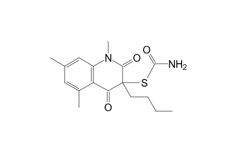 S-(3-butyl-1,5,7-trimethyl-2,4-dioxoquinolin-3-yl) carbamothioate