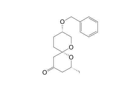 (2R,6S,9S)-9-Benzyloxy-2-methyl-1,7-dioxaspiro[5.5]undecan-4-one
