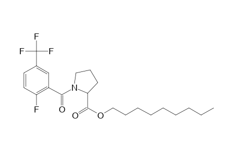 L-Proline, N-(2-fluoro-5-trifluoromethylbenzoyl)-, nonyl ester