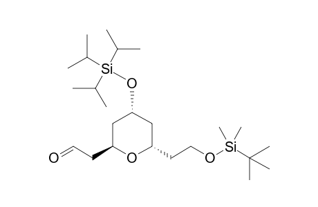 2-[(2R,4R,6S)-6-[2-[tert-butyl(dimethyl)silyl]oxyethyl]-4-tri(propan-2-yl)silyloxy-2-oxanyl]acetaldehyde