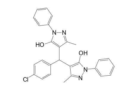 4,4'-[(4-Chlorophenyl)methylene]bis(3-methyl-1-phenyl-1H-pyrazol-5-ol)