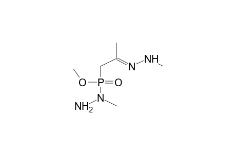 METHYL (1-METHYLHYDRAZIDO)-2E-METHYLHYDRAZONOPROPYLPHOSPHONATE