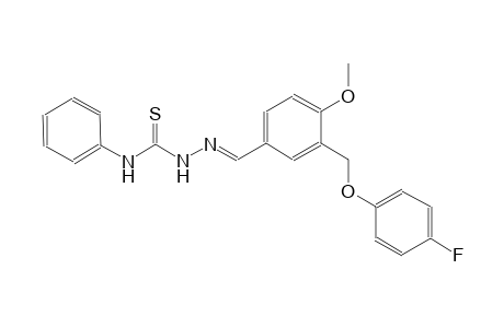 3-[(4-fluorophenoxy)methyl]-4-methoxybenzaldehyde N-phenylthiosemicarbazone