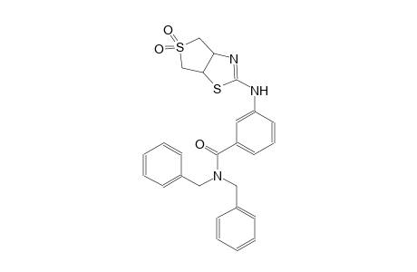 benzamide, 3-[(3a,4,6,6a-tetrahydro-5,5-dioxidothieno[3,4-d]thiazol-2-yl)amino]-N,N-bis(phenylmethyl)-