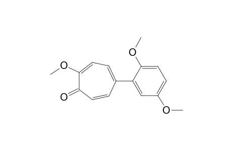 2-Methoxy-5-(2',5'-dimethoxyphenyl)cyclohepta-2,4,6-trien-1-one