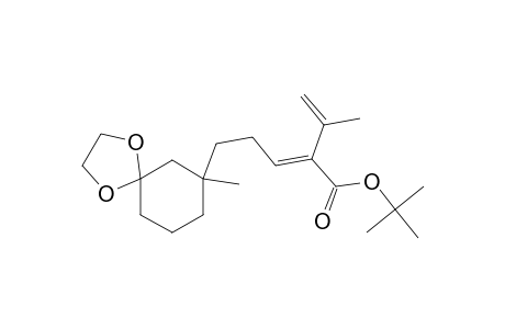 1,1-Dimethylethyl (E)-2-(1-Methylethenyl)-5-(7-methyl-1,4-dioxaspiro[4.5]dec-7-yl)-2-pentenoate