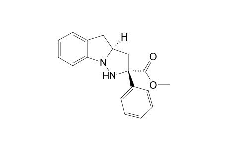 (2SR,3aSR)-2-Carbomethoxy-2-phenyl-2,3,3a,4-tetrahydro-1H-pyrazolo[1,5-a]indole