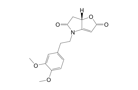 (6aS)-4-homoveratryl-6,6a-dihydrofuro[3,2-b]pyrrole-2,5-quinone