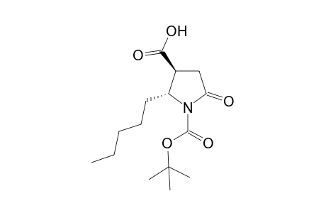 (2R,3S)-1-(t-Butyl) 3-Methyl 5-oxo-2-pentylpyrrolidine-1,3-dicarboxylate