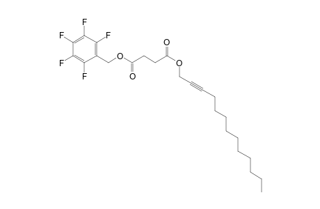 Succinic acid, tridec-2-yn-1-yl pentafluorobenzyl ester